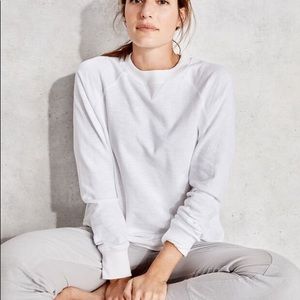 100% COTTON SLUB FRENCH TERRY PULLOVER NWT